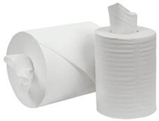 Papírové ručníky v rolích - Trendy super bílé maxi / 110 m