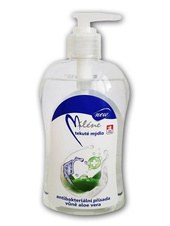 Tekuté mýdlo Miléne Aloe vera antibakteriální - 500 ml