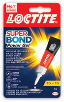 Vteřinové lepidlo Loctite - Super Bond Power Gel 3+1g