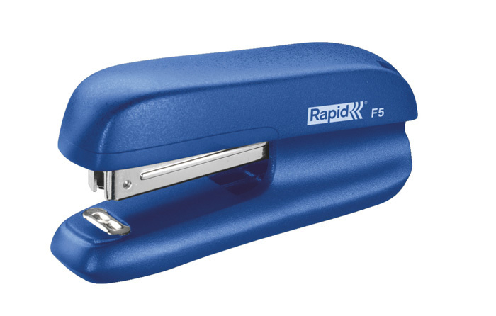 Kancelářský sešívač Rapid F5 mini / modrá - 10 listů