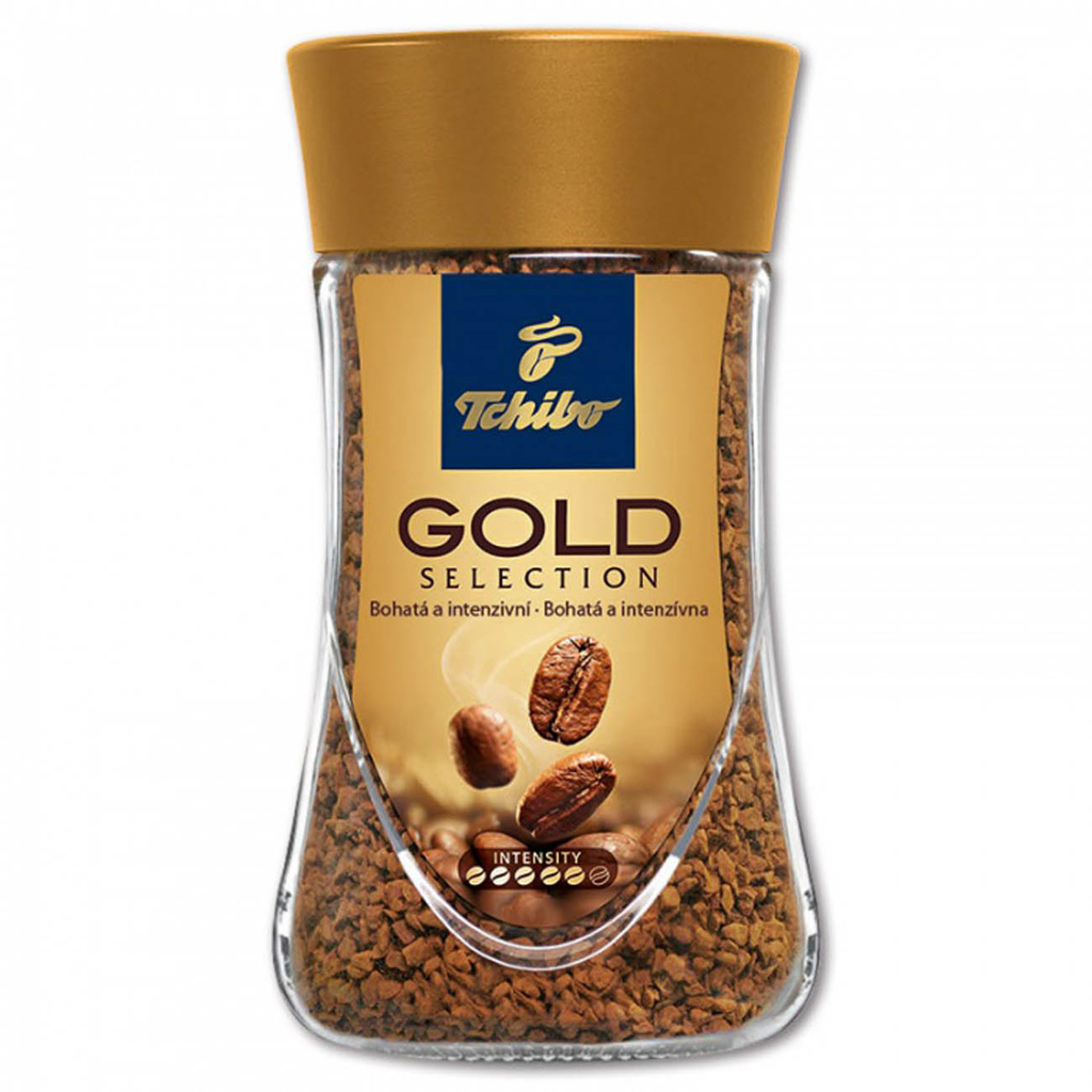 Rozpustná káva káva Tchibo Gold Selection / 200 g