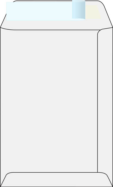 Obchodní tašky C5 samolepicí s krycí páskou - 500 ks