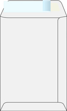 Obchodní tašky C5 samolepicí s krycí páskou - 500 ks