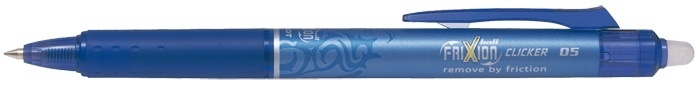 Roller Pilot FriXion Clicker 0,5 mm - modrá