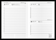 Diář VIVELA EXTRA - B6 / denní / kvítí