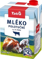 Mléko - polotučné / 0,5 l