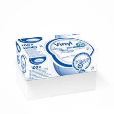 Ochranné rukavice vinylové - nepudrované / velikost M / 100 ks