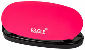 Kancelářský děrovač Eagle HA! / růžová - 10 listů