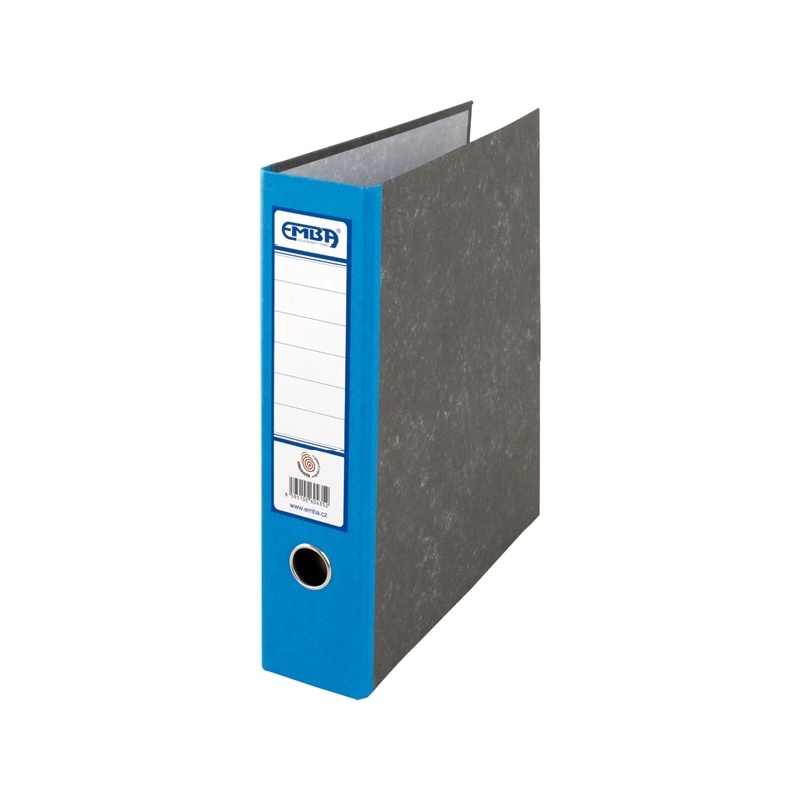Archivní pořadač Emba A4 papírový 8 cm modrá