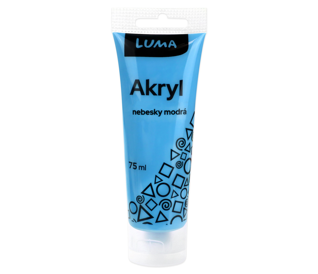 Akrylová barva LUMA - 75 ml / nebesky modrá