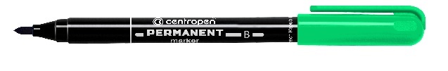 Popisovač Centropen Permanent 2836 B / zelená