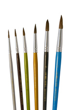 Štětec školní - kulatý č. 14