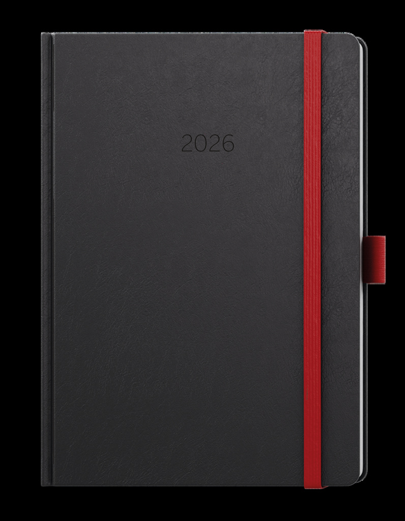 Diář NORA - A5 / týdenní / červená