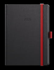 Diář NORA - A5 / týdenní / červená