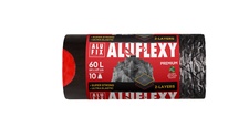 Pytle Alufix Aluflexy stahovací - 64x69 cm / 60l / 33my / 10ks / stříbrnočerná