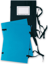 Spisové desky s tkanicí - A4 / modrá