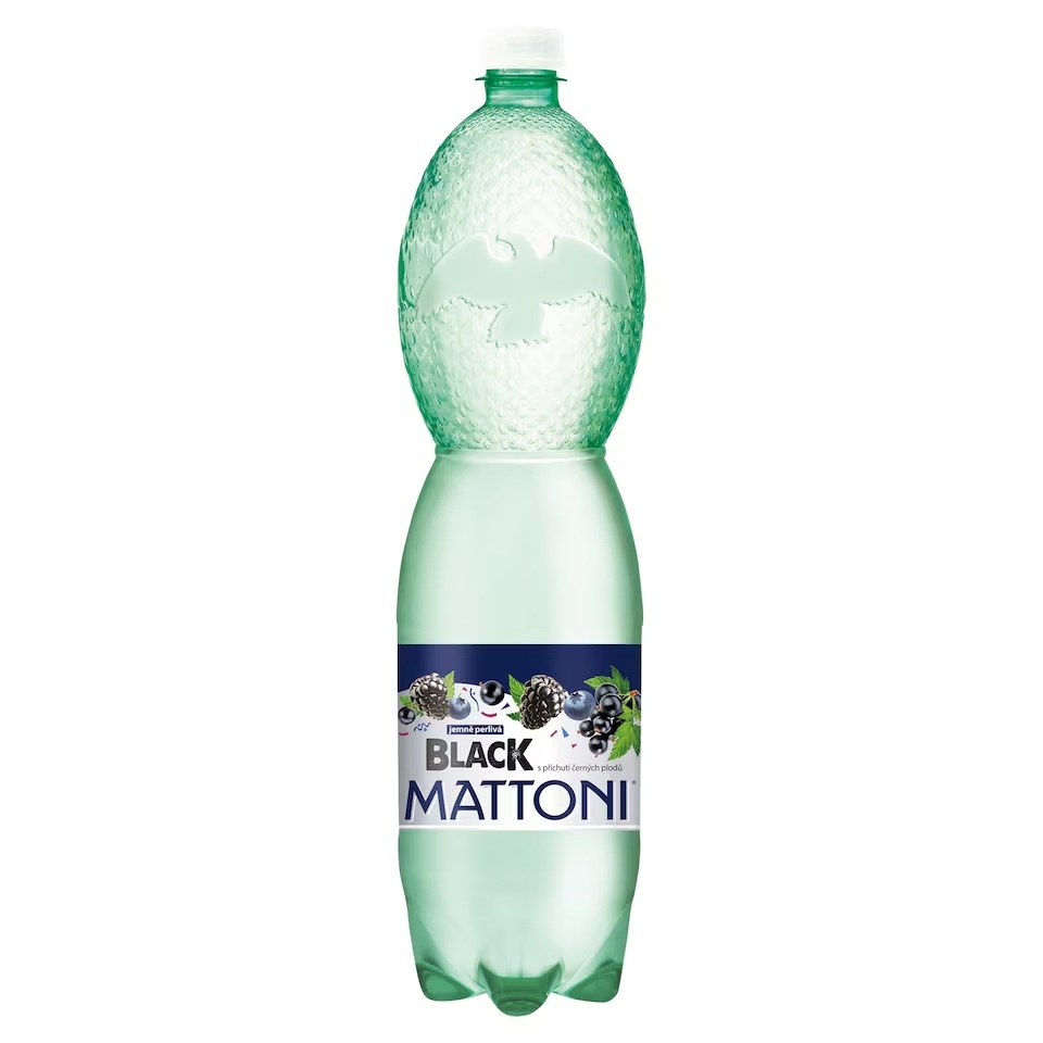 Minerální voda Mattoni Black / 1,5 l