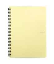 Blok kroužkový PASTELINi - A5 / linka / žlutá