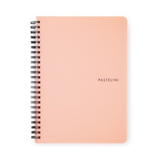 Blok kroužkový PASTELINi - A5 / linka / oranžová