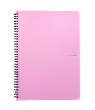 Blok kroužkový PASTELINi - A5 / linka / růžová