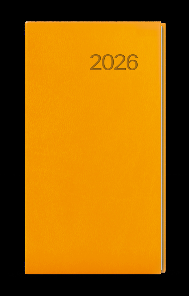 Diář VIVELLA - týdenní kapesní / okrová