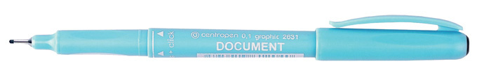 Liner Centropen 2631 Document - 0,1 / černá