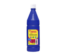 Tekuté temperové barvy JOVI PREMIUM v lahvi - 1000 ml / tmavě modrá