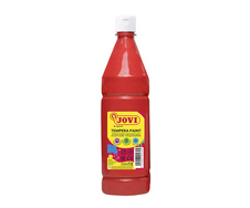 Tekuté temperové barvy JOVI PREMIUM v lahvi - 1000 ml / červená