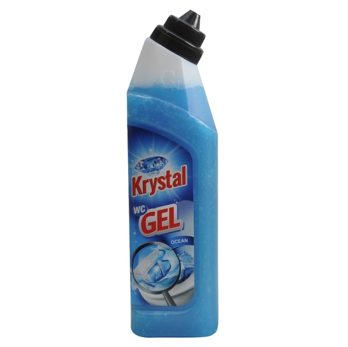 Krystal WC modrý gel 750 ml