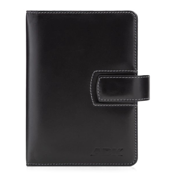 Diář ADK Pelle6 A6 / týdenní - černá