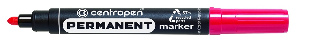 Značkovač Centropen 8566 permanent - červená