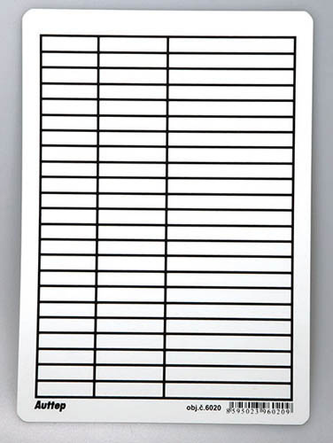 Podložka do sešitů A5 PVC - linka / čtvereček