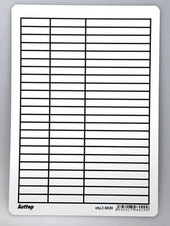 Podložka do sešitů A5 PVC - linka / čtvereček