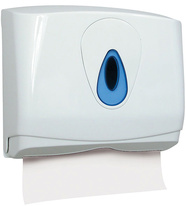 Zásobník na skládané ručníky - Merida TOP / bílá / modrá / mini