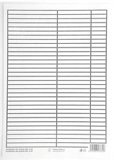 Podložka do sešitů A4 papírová - linka / linka