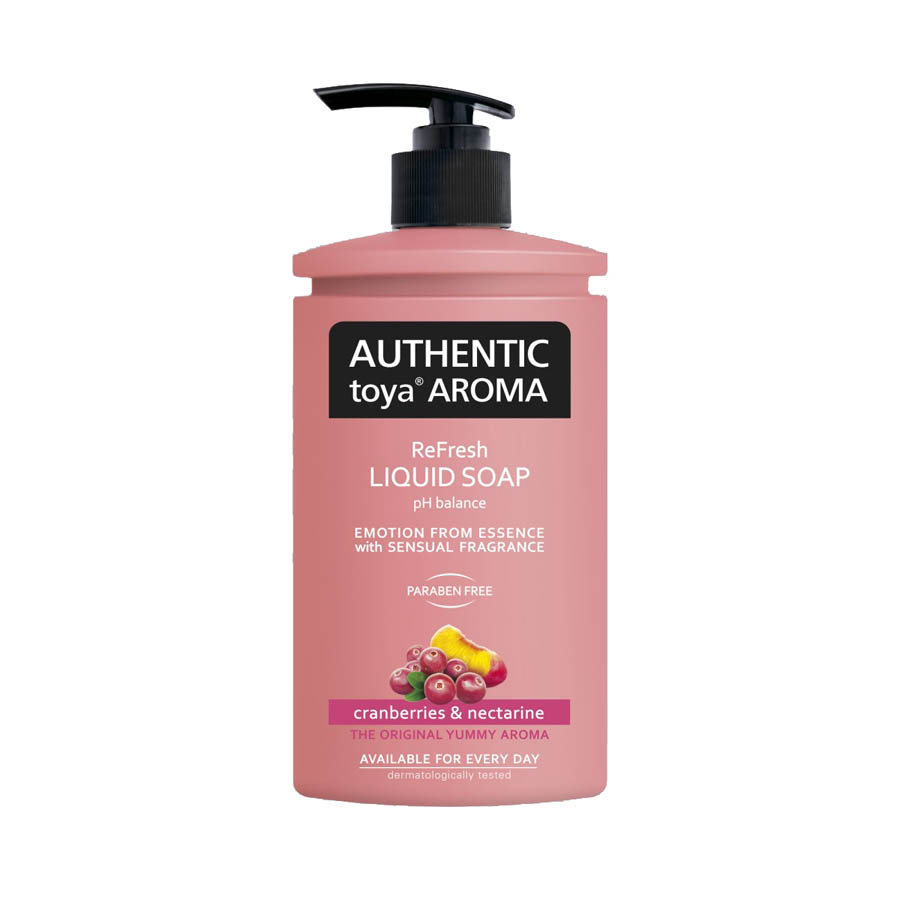 Tekuté mýdlo AUTHENTIC Brusinky a nektarinky / 400 ml