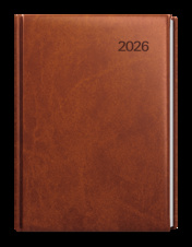 Diář VIVELLA - A5 / denní / hnědá