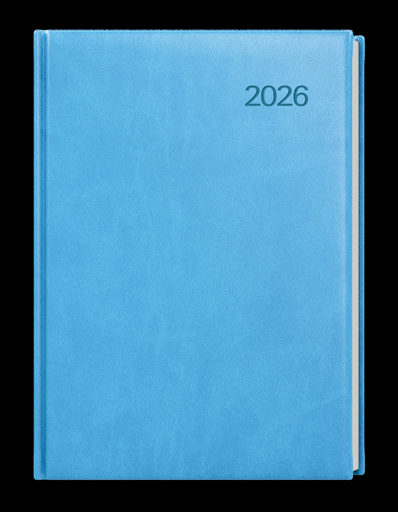 Diář VIVELLA - A5 / denní / světle modrá