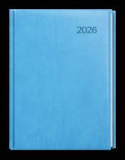 Diář VIVELLA - A5 / denní / světle modrá