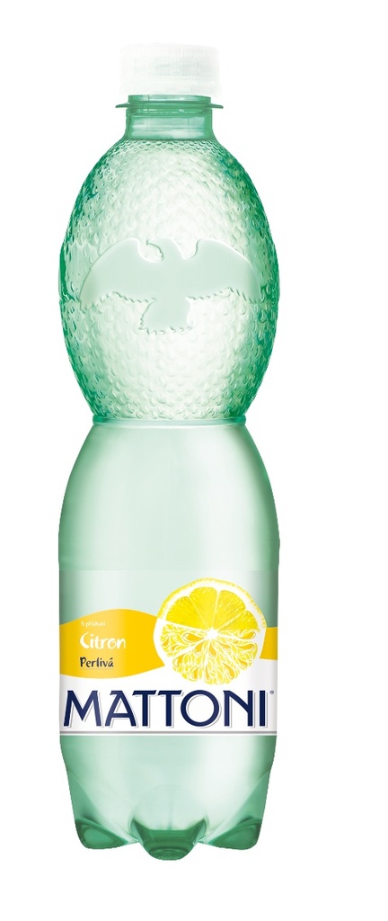 Minerální voda Mattoni citron / 0,5 l