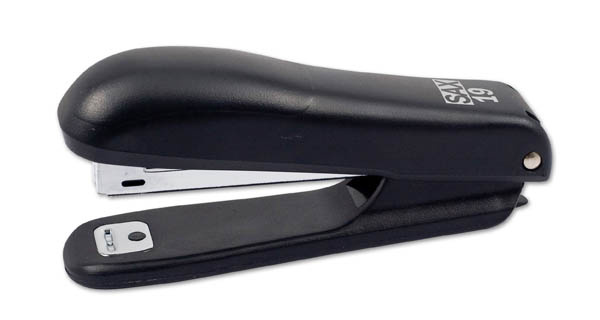 Kancelářský sešívač SAX 19 mini / černá - 10 listů