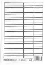 Podložka do sešitů A5 papírová - linka / linka