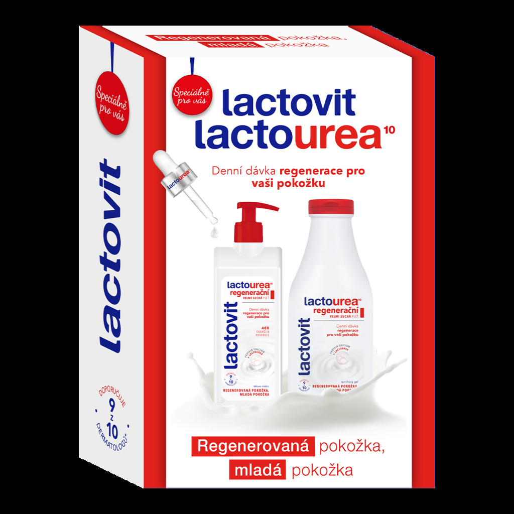 Sada Lactovit Lactourea - pro velmi suchou pleť