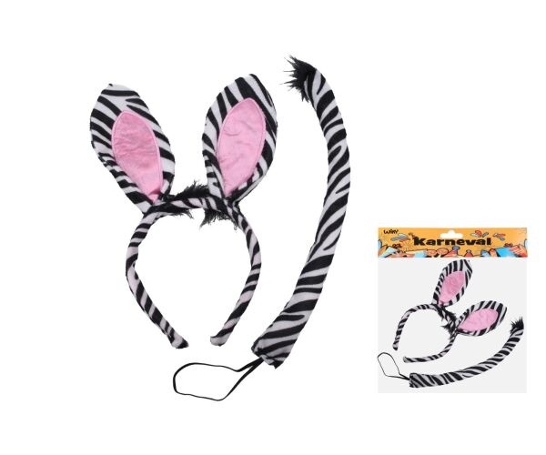 Maska set 2 ks - zebra