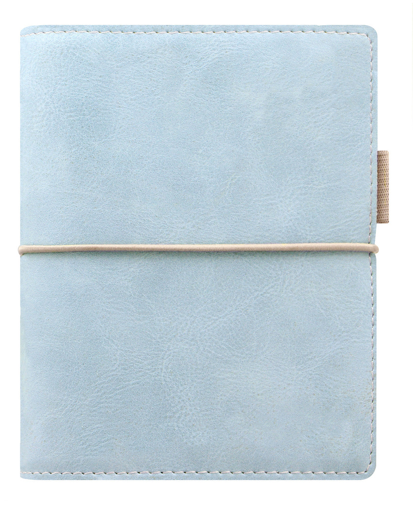 Diář Filofax Domino Soft - kapesní týdenní pastelová modrá