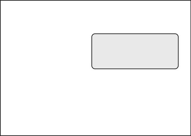 Obálky C5 samolepicí s krycí páskou - okénko vpravo / 1000 ks