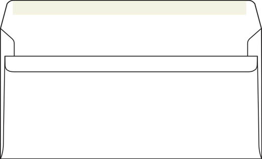 Obálky DL samolepicí - 1000 ks