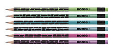Tužka Kores trojhranná Cracked - HB / barevný mix