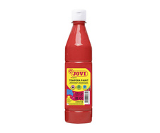 Tekuté temperové barvy JOVI PREMIUM v lahvi - 500 ml / červená