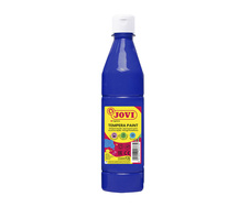 Tekuté temperové barvy JOVI PREMIUM v lahvi - 500 ml / tm.modrá